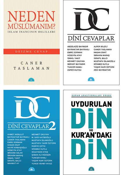 Neden Müslümanım, Dini Cevaplar 1/2, Uydurulan Din (4 Kitap Set)