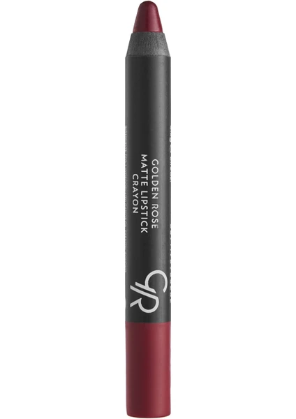 Golden Rose Matte Lipstick Crayon No: 04 Red Rose - Mat Kalem Ruj - 8691190903046