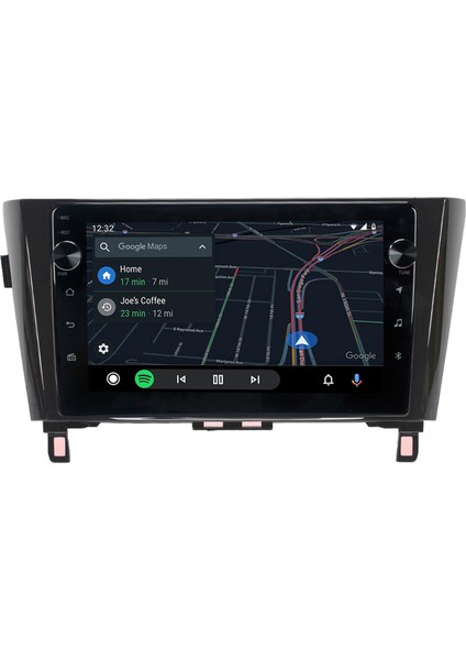 Nissan Qashqai-X-Trail Android 10 Carplay Navigasyon Tuşlu Multimedya Ekran Oem 4gb RAM+64GB HDD