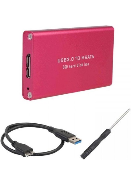 USB 3.0 To Msata Ngff Harici SSD Harddisk Kutusu M-Sata Ngff