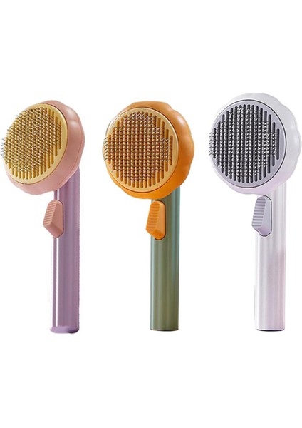 Lüx Pet Tarağı Otomatik Temizlenen Tuşlu Evcil Hayvan Fırçası Kedi Köpek Tüy Toplayıcı Tuşlu fiyatları