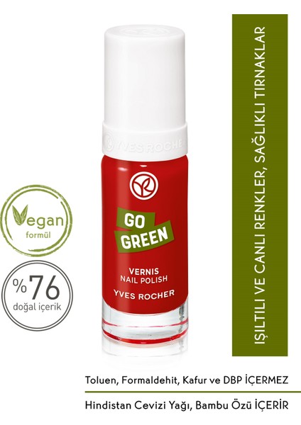 Go Green Oje-23. Kırmızı- 5 ml-84802