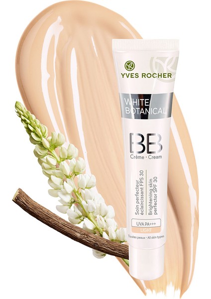 White Botanical 30 SPF BB Krem - Light-40ml