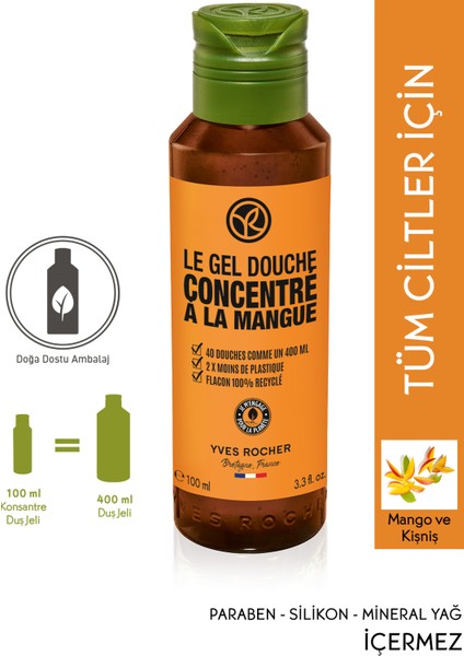 Konsantre Duş Jeli - Canlandırıcı Mango- 100ml-41415