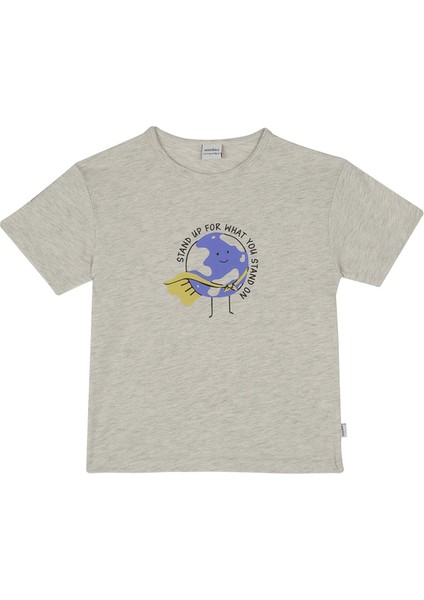 "stand Up" Baskılı Tshirt