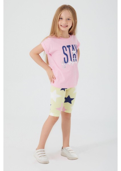 Kız Çocuk Bermuda Tayt Takımı 3072-2 fiyatları