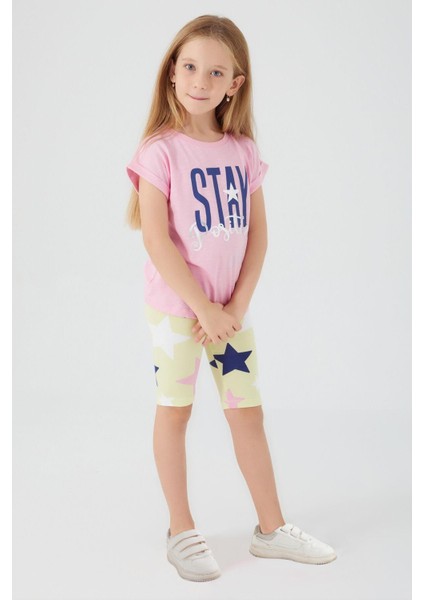 Kız Çocuk Bermuda Tayt Takımı 3072-2 modelleri