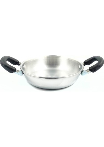 Alüminyum Çift Kulplu Yumurta Omlet Tavası Yumurta Sahanı 17CM
