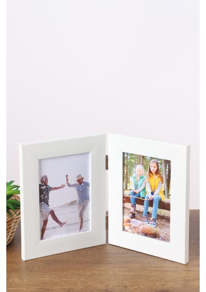 Decolıfe İkili Fotoğraf Çerçevesi, Menteşeli Çerçeve, Fotoğraf Çerçevesi, Anı Çerçevesi, Resim Çerçevesi, Çoklu Çerçeve 13X18 fırsatları