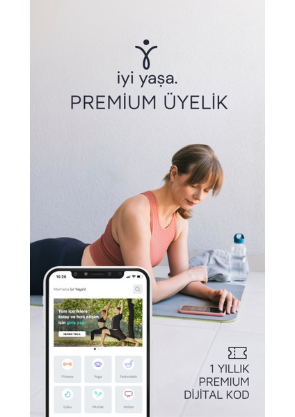 Iyi Yaşa Premium 1 Yıllık Üyelik