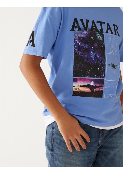 Marks & Spencer Saf Pamuklu Avatar™ T-Shirt