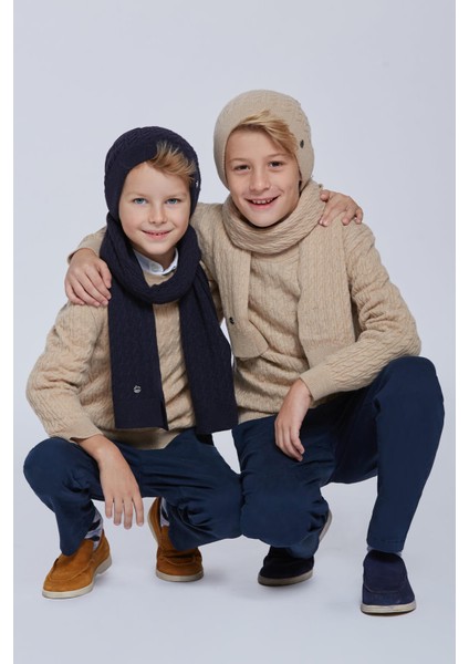 Lambswool Yün Camel Çocuk Bere indirimleri