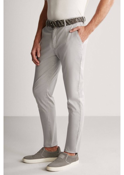 Açık Gri Yazlık Chino Pantolon modelleri