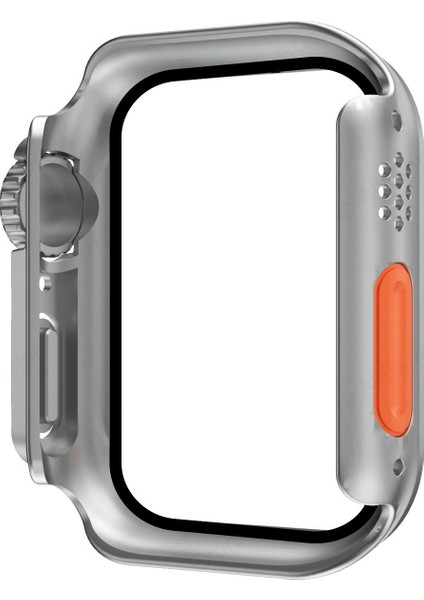 Apple Watch 7 8 45 mm Uyumlu Watch Ultra 49 mm Kasa Dönüştürücü & Ekran Koruyucu Tam Koruma modelleri