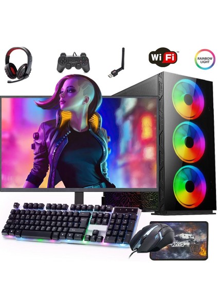 I7 12700F 16GB 480SSD 4gb GTX1650 24" Monitörlü (Gaming Set)