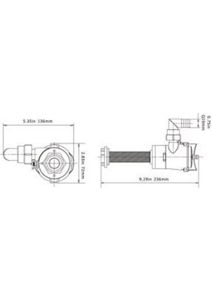 Livar Pompası 800 Gph. Dikey 12 V