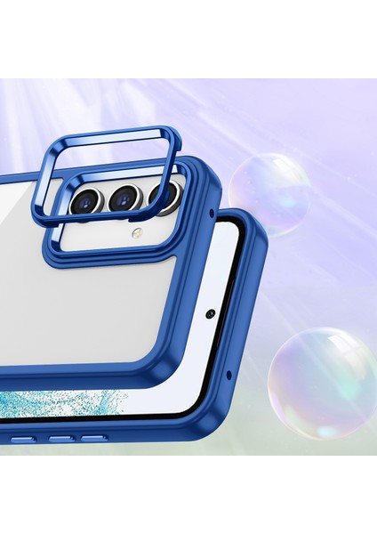 Galaxy A04S ile Uyumlu Kılıf Kontrast Renk Tasarımlı Cynosure Kapak Yeşil fiyatları