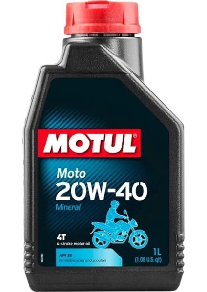 Moto 20W-40 Motul Motor Yağı