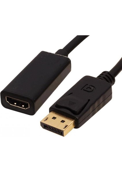 Display Port To Hdmı Kablo -Display Erkek HDMI Dişi Kablo 1m
