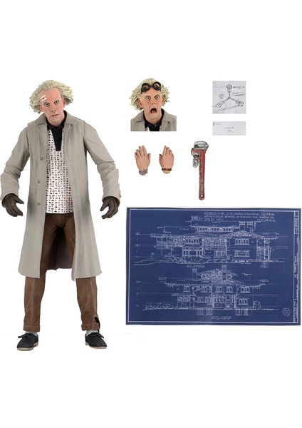 Back To The Future - Ultimate Doc Brown Koleksiyon Figürü