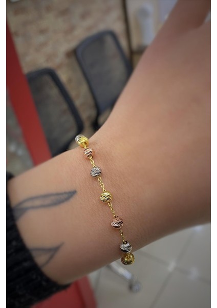 Gümüş Dorika Toplu Kadın Bileklik HS89E563