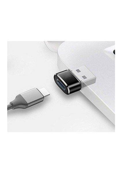 İstanbul Teknoloji USB 3.0 Erkek To Type C 3.1 Dişi Çevirici Şarj ve Data Aparatı