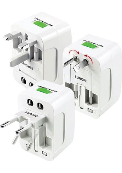 Powermaster PM-2886 Unıversal Çoklu Priz Çevirici Seyahat Adaptör (125V-250V-6A-13A) fiyatları