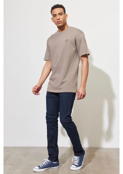 Luke Erkek Lacivert Jean
