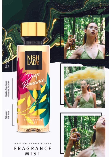 Deep Romance Body Mist L Vücut Spreyi Vegan 260 ml fırsatları