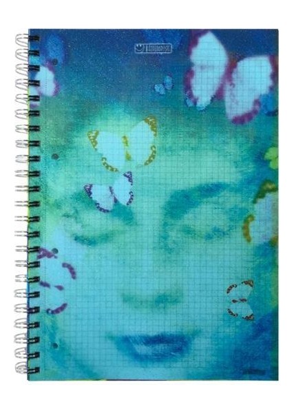 Spring A4 Pp Kapak Sipiralli Defter 140 Yp. 3 Çizgili + 1 Kareli Renk Ayraçlı