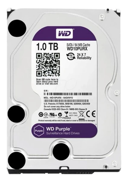 Hd-Wd WD10 Purx 1tb HDD