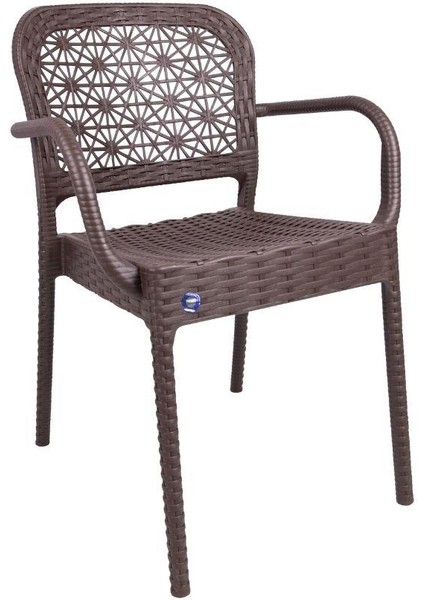 Ares Rattan Koltuk Kahverengi
