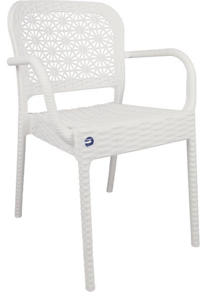 Ares Rattan Koltuk Beyaz