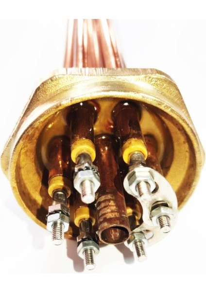 2 İnç Bakır 15KW 380V 50cm Trifaze Sanayi Isıtıcı Rezistansı fiyatları