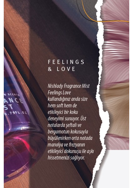 Feelıngs & Love Body Mist - Vücut Spreyi Vegan 260 ml