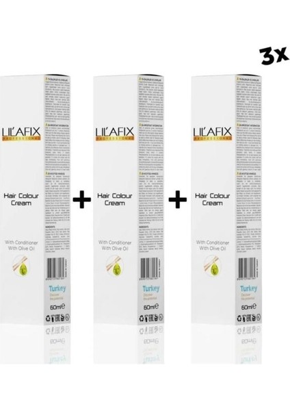 7/65 Lal Kızılı 3'Lü Krem Tüp Boya 60 Ml.