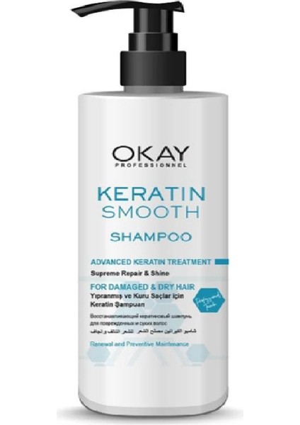 Keratin Smooth Şampuan 500 Ml.
