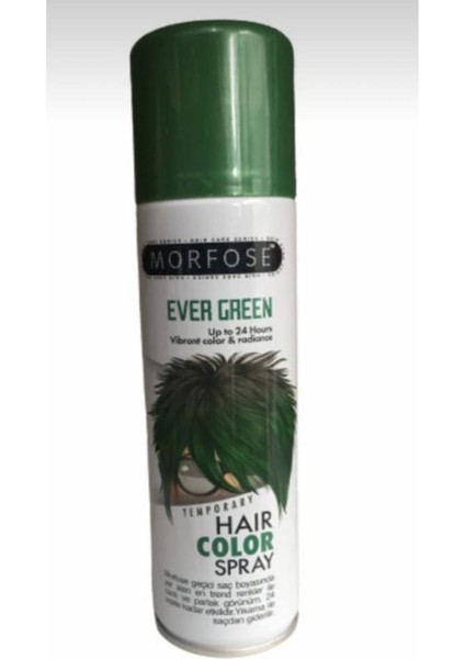 Geçici Renkli Boya Saç Spreyi Açık Yeşil 150 ml