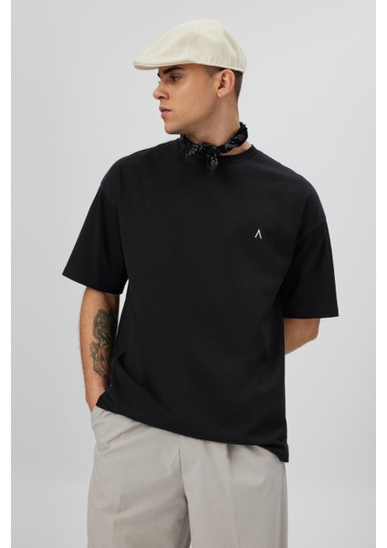 Heavy Knit Oversıze Kısa Kol Tshirt