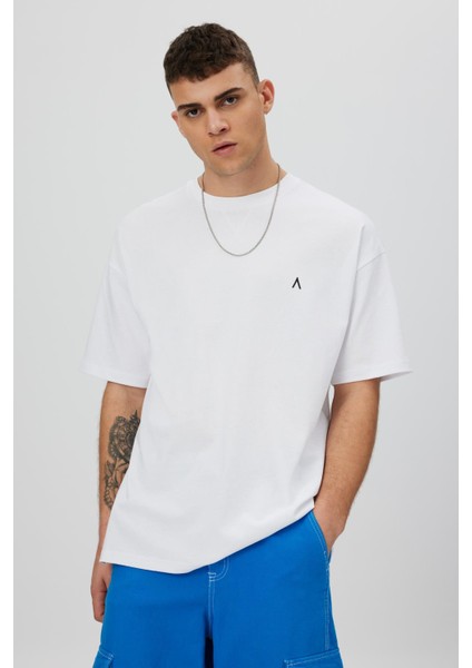 Heavy Knit Oversıze Kısa Kol Tshirt