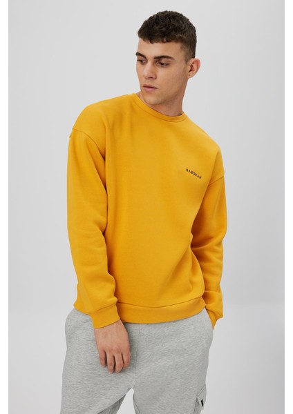 Oversıze Fıt Babokah Nakışlı Sweatshirt