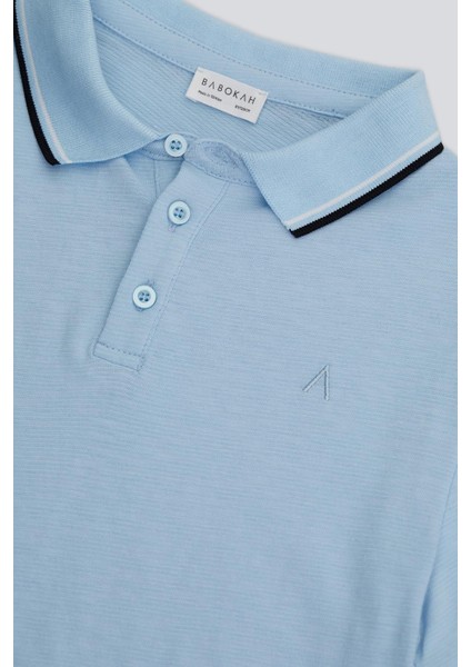 (Kids Boy) Polo Yaka Nakışlı T-Shırt