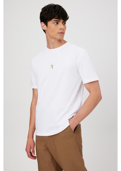 Baskılı Basıc Kısa Kol T-Shırt