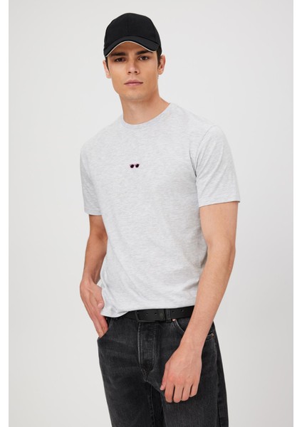 Baskılı Basıc Kısa Kol T-Shırt