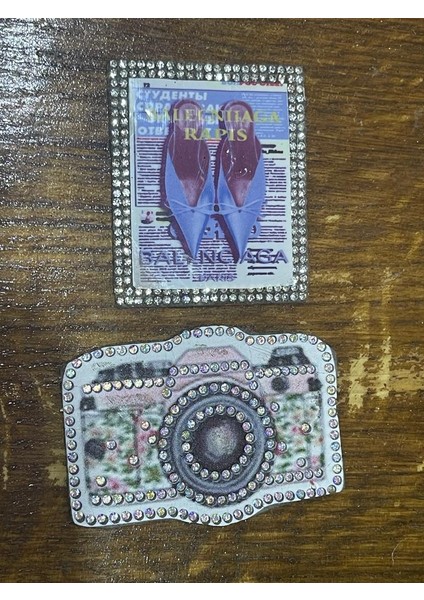 6x6 cm 2 Adet Ütü Ile Yapışan Zirkon Taşlı Arma Hobi Dikiş Aksesuarı
