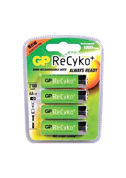 Gp 2100MA Recyko Kalem 4 Lü Bls. Paket