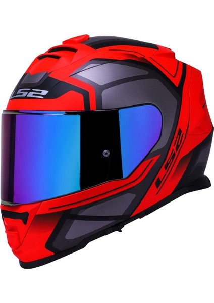 Storm Faster Mat Kırmızı-Tıtanıum Kask Gök Küşağı Cam modelleri