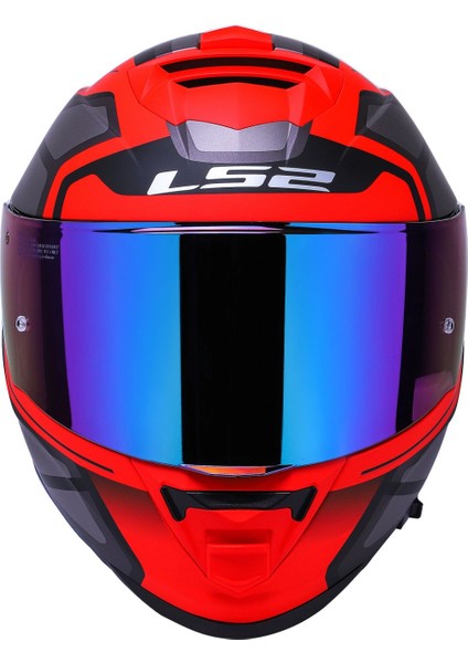 Storm Faster Mat Kırmızı-Tıtanıum Kask Gök Küşağı Cam fırsatları