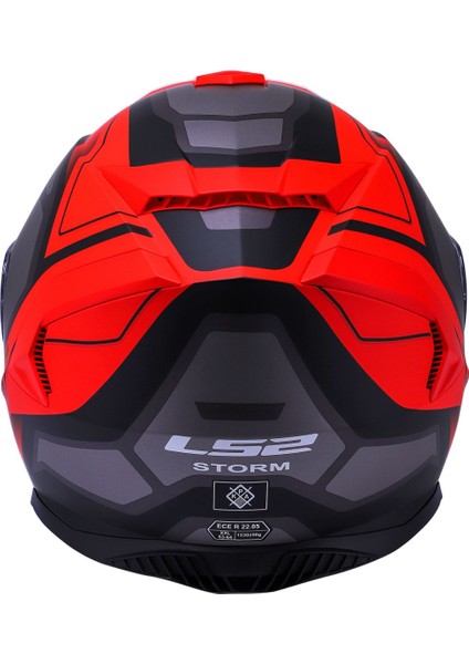 Storm Faster Mat Kırmızı-Tıtanıum Kask Gök Küşağı Cam indirimleri