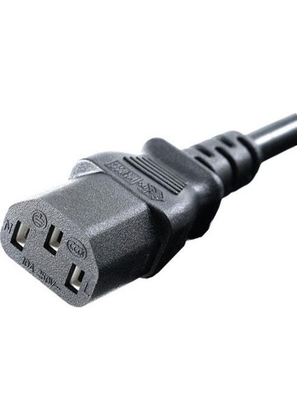 Power Kablo 3x1 C13 Bilgisayar Monitör Power Güç Kablosu 15M